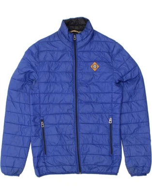 JACK & JONES Mens Padded Jacket UK 36 Small Blue Nylon AA10 - Image 1 of 4