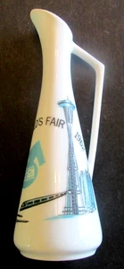 1962 Seattle World’s Fair Bud Vase Century 21 Exposition Space Needle 6" VTG - Picture 1 of 9