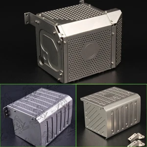 Metall Simulation Auspuffkasten Für 1/14 Tamiya RC LKW Sacnia 770S Benz Auto - Bild 1 von 13