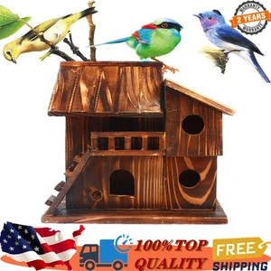 Squirrel House Nesting Box Bird Nature Animals Safety Wooden Nest Protector USA - Picture 1 of 12