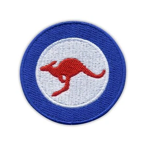 RAAF - Parche/insignia redondeado de la Real Fuerza Aérea Australiana bordado - Imagen 1 de 1