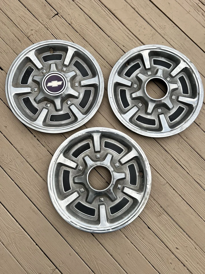 Lote de 4x4 tapacubos placa perro gm c10 c15 camioneta camioneta camioneta Chevrolet llanta Foto 1 de 4