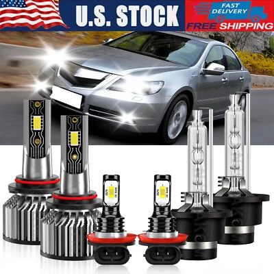 Kit de luces antiniebla LED combinadas para Acura RL 2010 6500K blanco 26000LM Foto 1 de 4