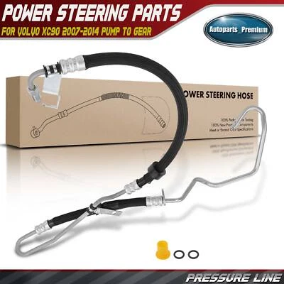 Power Steering Pressure Line Hose Assembly w/ Bracket for Volvo XC90 2007-2014 - Image 1 of 4