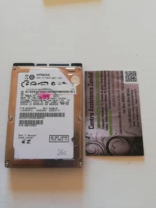 HARD DISK SATA HITACHI 160 GB 2,5" 5400RPM TESTATI 100% (26Z) - Picture 1 of 2