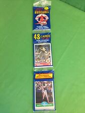 Score 1989 Baseball Rack Pack, Doug Drabek, Darryl Strawberry on top, 48 cards