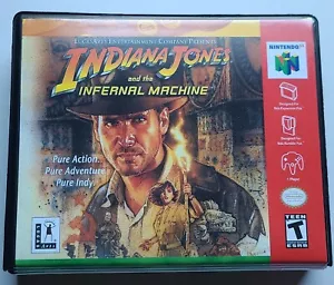 Indiana Jones e la macchina infernale SOLO CUSTODIA Nintendo 64 N64 scatola QUALSIASI 4+ 20% - Foto 1 di 4