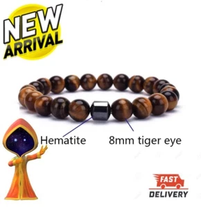 New Hot Men Women Jewelry Natural Gemstone Bangles Healing stone Bead Bracelets - Picture 1 of 8