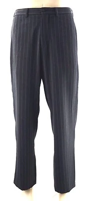 Pantalones de vestir a rayas para hombre Armani Collezioni talla 32 x 32 Foto 1 de 4