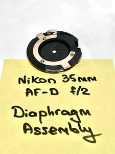 NIKON AF-D 35mm f/2 DIAPHRAGM ASSEMBLY - APERTURE UNIT Genuine Repair Part - Imagen 1 de 3