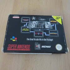 WILLIAMS ARCADE'S GREATEST HITS for snes - Super Nintendo - boxed PAL Version