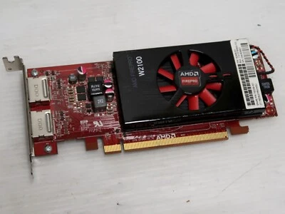 AMD FirePro W2100, 2GB GDDR3, 128 BIT, Dual Display Port, 762896-001 LOW PROFILE - Image 1 of 4