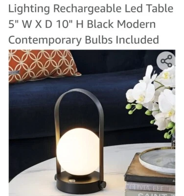 LÁMPARA DE MESA PORTÁTIL GENÉRICA Foto 1 de 4