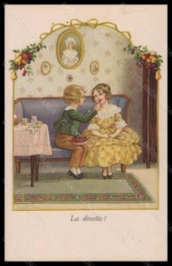 Künstler signiert Pauli Ebner Kinder La Dinette Dondorf Serie 1316 AK VK5767 - Bild 1 von 2