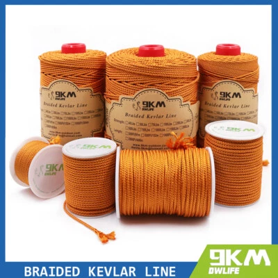 Braided Kevlar Cord 400Lbs~2000Lbs Fishing Camping Hiking Ropes Made with Kevlar - Image 1 of 4