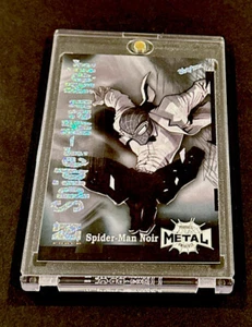 2022 MARVEL METAL UNIVERSE SPIDER-MAN NOIR Z FORCE RAVE SP #’d 022/100! - Picture 1 of 8