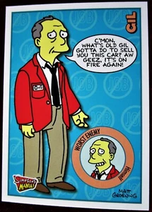 THE SIMPSONS - SIMPSONS MANIA! - Card #6 - "GIL" - INKWORKS 2001 - Picture 1 of 2