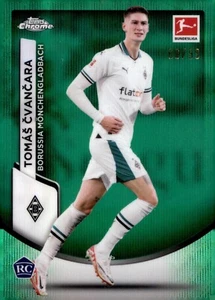 2024 Topps Chrome Tomas Cvancara Green Refractor /99 Bundesliga #79 Rookie (RC) - Bild 1 von 2