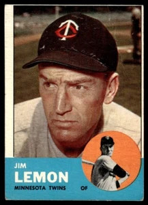 1963 Topps Jim Lemon Minnesota Twins #369 - Picture 1 of 2