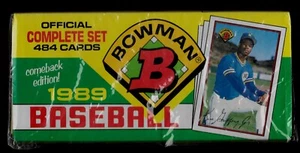 1989 Bowman Complete FS Set with 484 Cards (w/Ken Griffey Jr RC) $$$$ - Bild 1 von 3