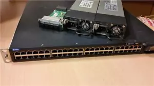 Juniper EX4200-48P PoE+ Switch mit EX-UM-2X4SFP Modul, 2x 930W AC - Bild 1 von 1