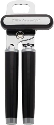 Abridor de latas y botellas clásico - Fácil de usar, acero inoxidable afilado, ergonómico Foto 1 de 4