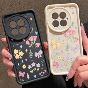 Phone Case For OnePlus 13 12 13R 13T ACE 5 11R Shockproof Silicone Flower Cover - Picture 1 of 17