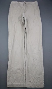 Vintage Women's Chino Pants High Rise Straight Beige USA Made Size 1 (25x28) - Bild 1 von 7