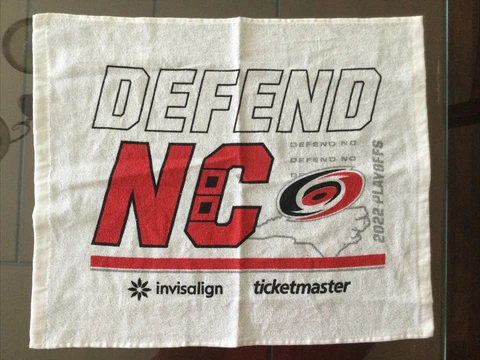 Carolina Hurricanes 2022 Playoff Rally Towel Rd 2 Gm 2 Cover
