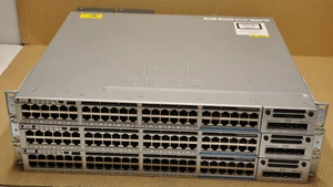 Cisco Catalyst WS-C3850-12X48U-S 48-Port Gb 12-Port mGbE UPOE Switch 2x 1100w - Picture 1 of 14