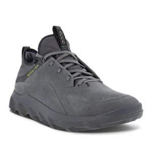 Ecco Mx M Low Trainers in Grey Suede Size UK9-9.5 - Picture 1 of 10