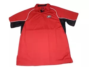 Camisa polo de golf Georgia Bulldog para hombre roja manga corta M Campus Drive NUEVA ETIQUETA - Imagen 1 de 7