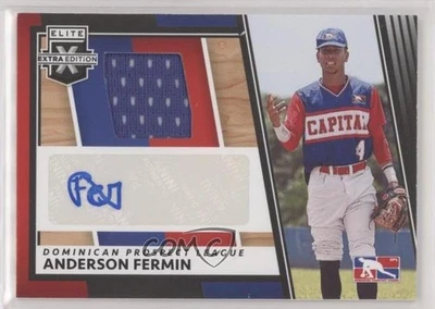 2022 Panini Elite Extra Edition Anderson Fermin #DMS-AF Auto - Image 1 of 2