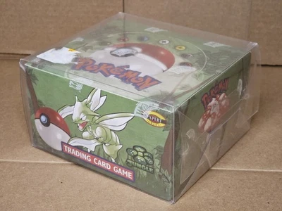 Винтажный красный логотип Pokemon WOTC джунгли бустер коробка запечатанный - Изображение 1 из 4