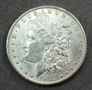 1902 O US Morgan Silver Dollar $1 - Mint State-original BU - Picture 1 of 2