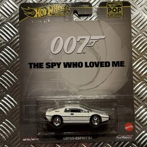 Hot Wheels Premium Pop Culture Lotus Esprit  S1 1:64 007 The Spy Who Loved Me - Picture 1 of 2