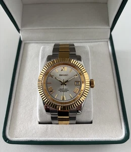 Seiko Mod 40mm *DTJST* NH35 BiColor Saphir - Bild 1 von 5