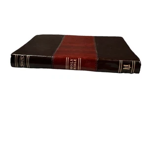 NKJV Holy Bible 1996 Brown Leather Touch Holman New King James Study Indexed - Imagen 1 de 18