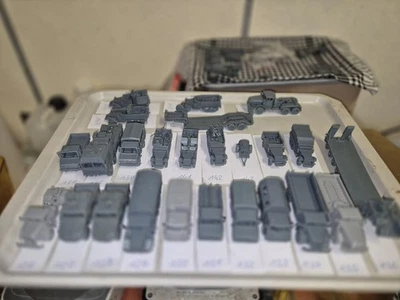 MOBAU-FACTORY Resin-Modelle in 1:87 - 126-150 - Militär - Lagerauflösung vor Shop Schließung
