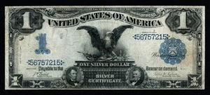 BETTER DATE ABOVE SERIAL # 1899 $1 LARGE Size BLACK EAGLE Silver Certificate! - Picture 1 of 2