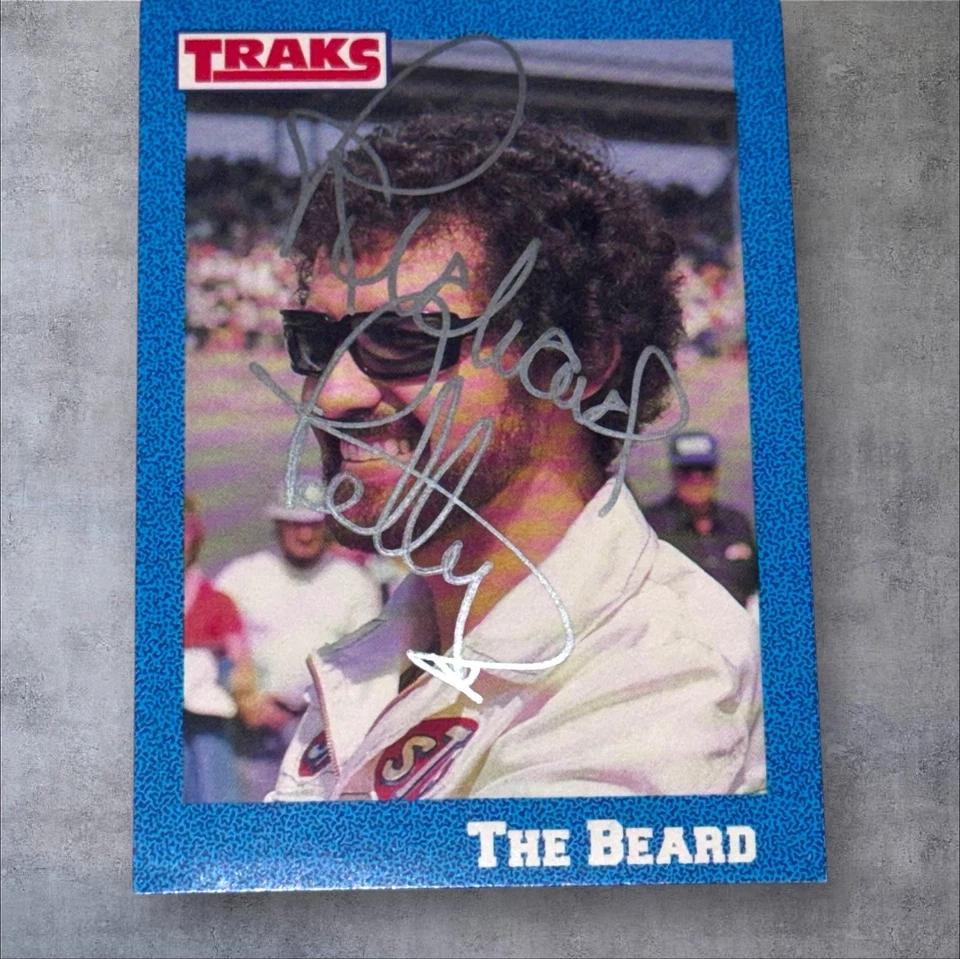 Richard Petty 1991 TRAKS FAMILY #14 "THE BEARD" signed AUTO card STP HOFer - Image 1 of 1