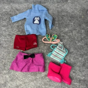 American Girl Puppe Pailletten Pinguin Pullover Stiefel Kleidung Zubehör Posten wird nicht mehr hergestellt - Bild 1 von 9