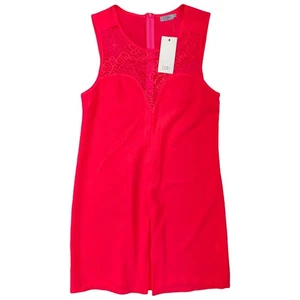 Tobi Shift Dress Womens Small Pink Lace Scoop Neck Sleeveless Knee Length - Picture 1 of 11