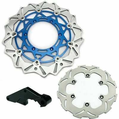 Rotores y pinza de discos de freno de gran tamaño para Yamaha YZ250F YZ450F 08-15 YZ250 YZ125 Foto 1 de 4