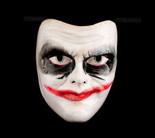 Masque de Venise Joker foncé en papier mâché authentique vénitien 499
