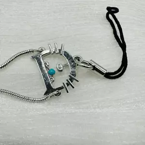 Sac à breloques/clés téléphone vintage Christian Dior ton argent chat accessoires - Photo 1 sur 7