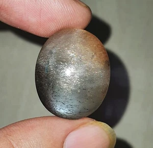 43,08 ct natürlicher 4 Strahlen schwarzer Stern Sonnenstein oval Cabochon AAA-Qualität lose Edelsteine - Bild 1 von 5