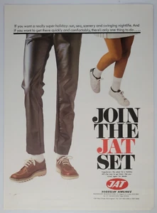 Yugolsav JAT Airlines Pre-War 1979 Illustrated London News Ad 8,5x12" - Bild 1 von 1