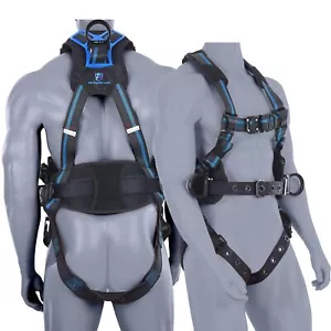 Fall Protection Full Body Safety Harnessroofing Harness With Support Belt For Co - Picture 1 of 7