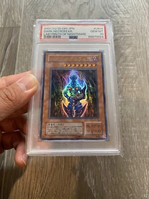 PSA10 YuGiOh Dark Necrofear Ultra Fear - Image 1 of 3